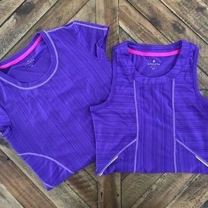 Athleta Running Tee And Tank